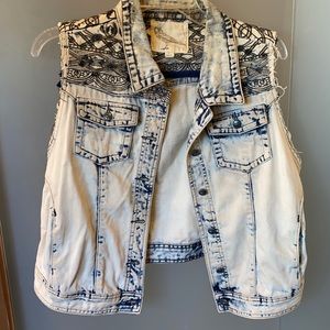 Denim vest
